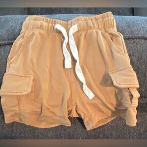 George Hats Tan Bamboo Cargo Shorts